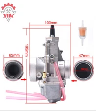 Carburetor For TM 38mm 38 mm Flat Slide Smoothbore Carb TM38-86 New