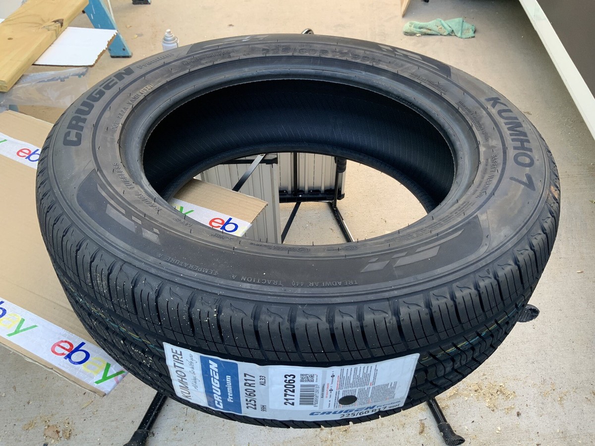 1 Tire Kumho KL33 Crugen Premium 225/60R17 99H Tire Year 23 LOCAL
