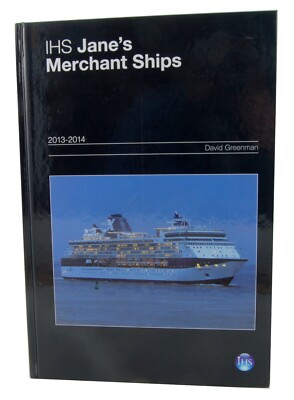 IHS Jane's Merchant Ships 2013-2014 David Greenman Factory Shrink wrapped
