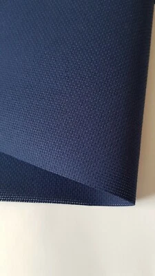 14ct/16ct/18ct Aida Cross Stitch Fabric Dark Blue -100%Cotton Free P&P