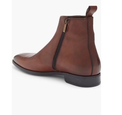 Bruno Magli Milton Leather Boot Rust Size 8.5 NIB | eBay display picture 2