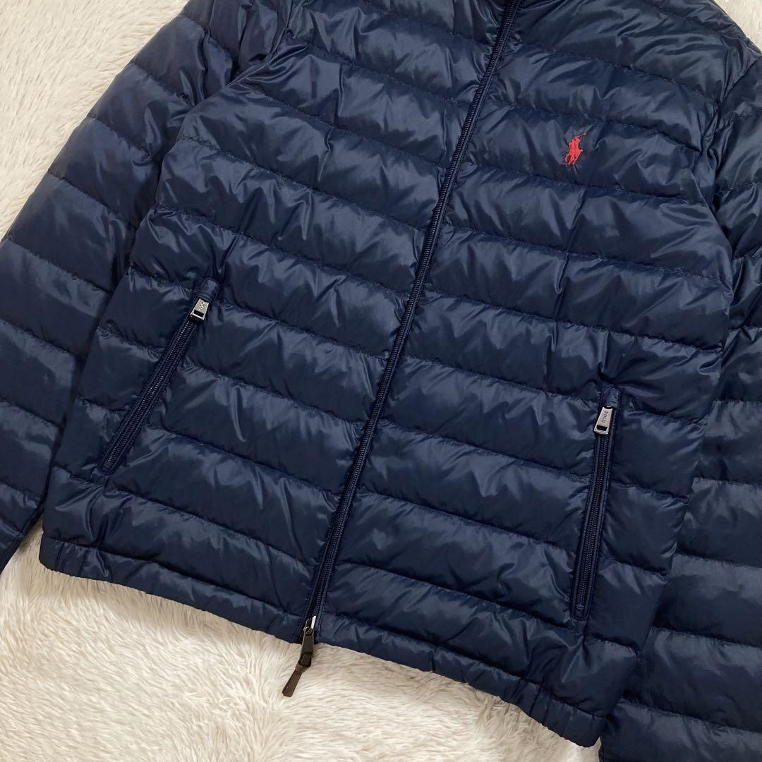 Polo Ralph Lauren piumino confezionabile logo pony blu navy taglia S