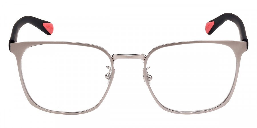 Оправа для очков Moncler ML5172-D 015 Серебристая матовая Квадратная металлическая оправа 54-19-145