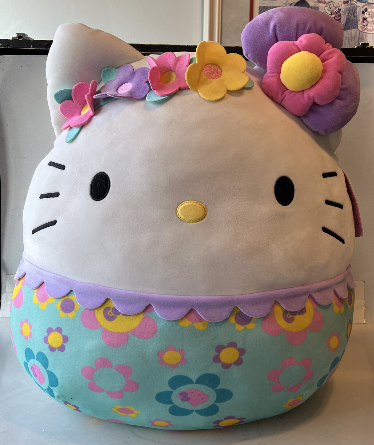 Floral Hello Kitty Squishmallow 20" Inch Jumbo XL Plush New With Tags  734689408498 | eBay
