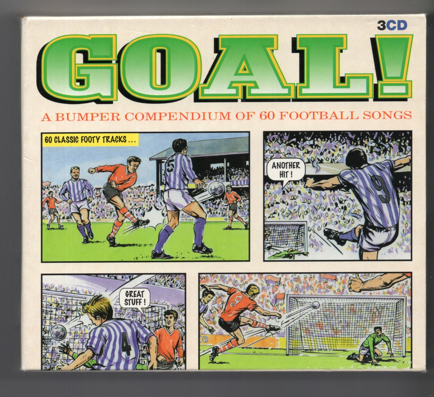 (JO764) Goal!, A Bumper Compendium Of 60 Football Songs - 1998 Boxset CDs