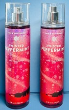 NEW - Twisted Peppermint 2X Body Mist 8 oz Bath  Body Works FREE SHIP 
