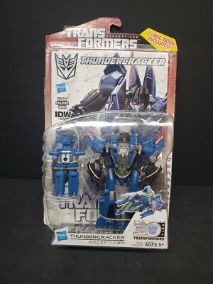 Hasbro Transformers Generations Thundercracker Action Figure IDW Comic Book 