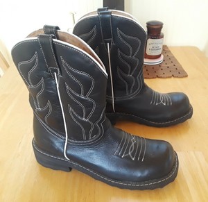 john fluevog platform cowboy boots