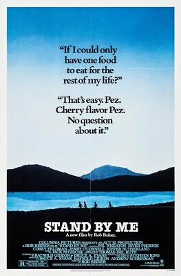 1986 Stand By Me Movie Poster 11X17 River Phoenix Kiefer Sutherland Feldman 🍿
