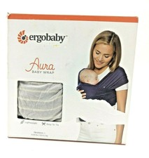 ergobaby aura wrap grey stripes