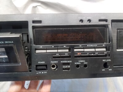 Onkyo Ta-rw344 Dual Stereo Cassette Tape Deck Player Onkyo Ta-rw344 Dual Stereo Cassette Tape Deck Player