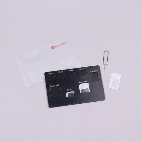 Slim SIM Card Holder And Microsd Card Case Storage And Phone Pin Included F1 -w - Bild 1 von 7