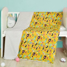 Cotton cartoon baby blanket, baby comfort peas blanket
