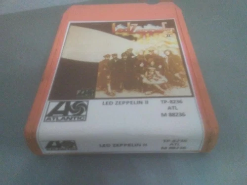 rare LED ZEPPLIN-ED ZEPPLIN ll ATL-TP-2836 pink 8-Track Tape tested w/new pads