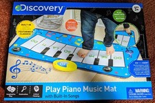 Discovery Play Portable Piano Music Mat Keyboard With Built In Songs NEW in Box