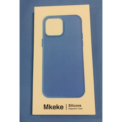 Mkeke iPhone 14 Pro Max Silicone Magnetic Case  Blue New in Box