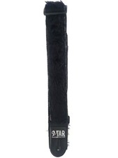 Vtar Vegan Soft Faux Fur Design Black Adjustable Acoustic Electric Guitar Strap