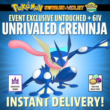 GRENINJA THE UNRIVALED with Mightiest Mark for Pokemon Scarlet Violet Home 