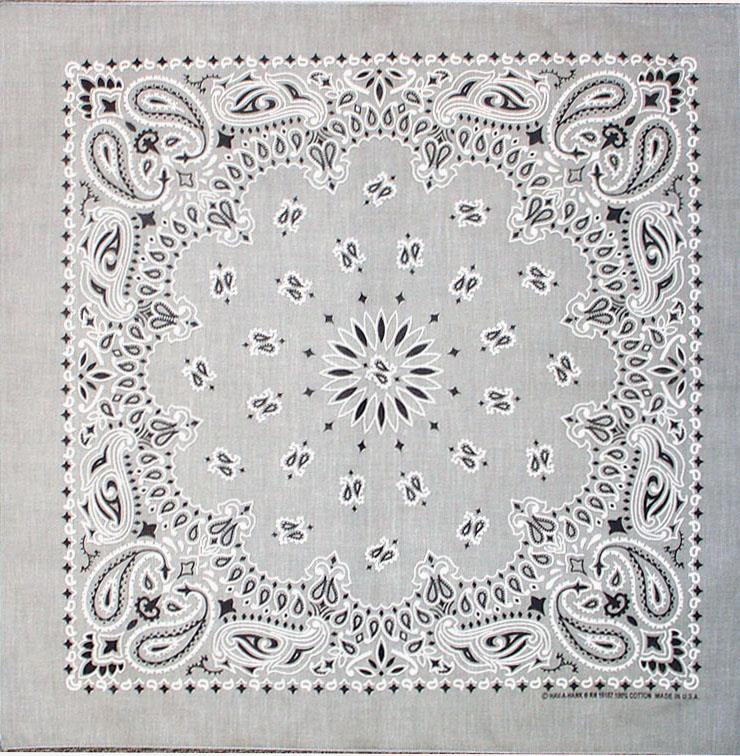 ロンハーマン別注FEILER Bandana Handkerchief 白 ロンハーマン】FEILERとの初コラボレーション。バンダナ柄の別注