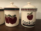 VINTAGE APPLEJACK INGLEMAN DESIGN INC. 5PC CANNISTER SET — photo 3