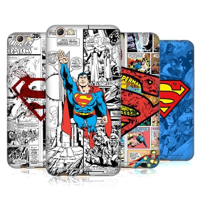 OFFICIAL SUPERMAN DC COMICS COMICBOOK ART SOFT GEL CASE FOR OPPO PHONES