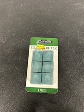 Classic Sport BILLIARD CHALK 6 Pieces New Pool