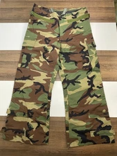 VINTAGE US Army Mens LG Long Chemical Protective Cargo Pants Mopp NBC Suit NEW