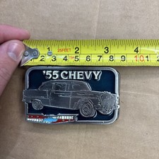 Vintage 55 Chevy Belt Buckle