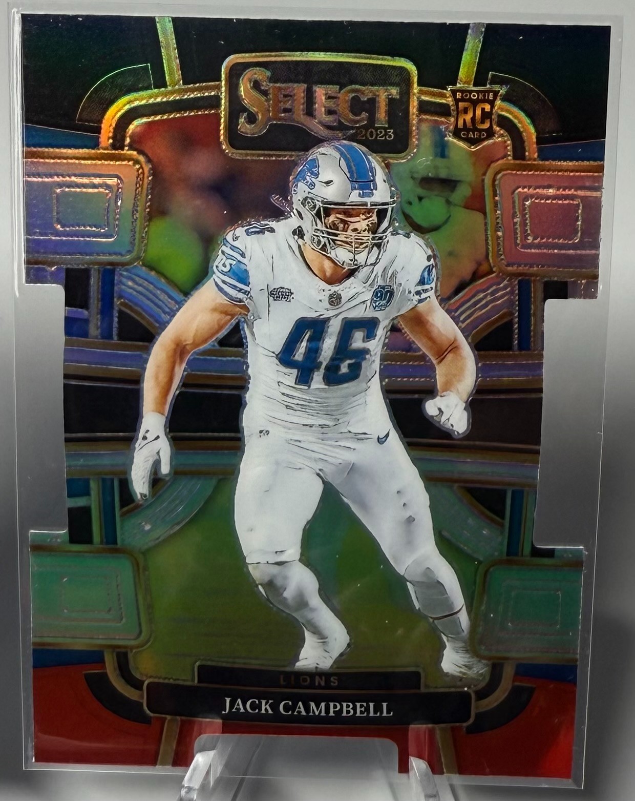 2023 Panini Select - Concourse Jack Campbell #33 Black & Red Prizm Die-Cut (RC)