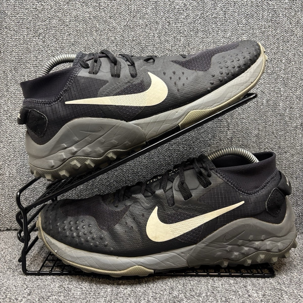 Nike Wildhorse React Trail Trainers Men’s Size Black Grey Running Shoe