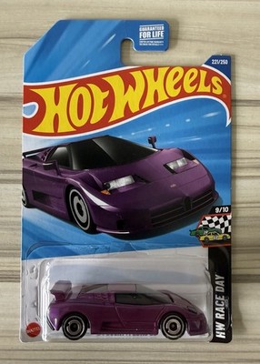 Hot Wheels '94 Bugatti EB110 SS Purple Mainline 2025 HW Race Day 1:64 Mint Cards