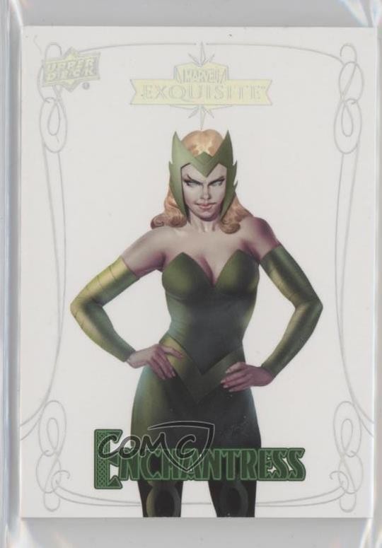 2016 Upper Deck Marvel Gems Exquisite /199 Enchantress #7 0va1