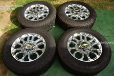 20 Chevy Silverado 2500 3500 Ltz Polished Oem Wheels Tires Gmc Sierra