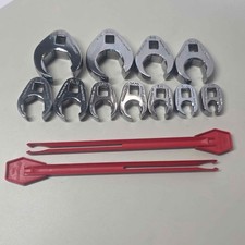 Snap-on 11-piece 38 Drive Sae Flare Nut Crowfoot Wrench Set 38-1 Snap-on 11-piece 38 Drive Sae Flare Nut Crowfoot Wrench Set 38-1