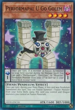Performapal U Go Golem - LEDD-ENC10 - Common - 1st Edition - Lightly Played