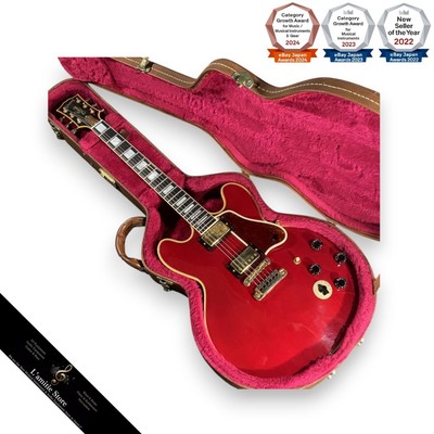 Gibson B.B. King Lucille SemiHollow Cherry Fhole Volume Tone Switch Stereo Outp