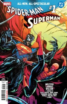 MARVEL / DC SPIDER-MAN / SUPERMAN #1 VARIANT 3RD PRINTING | ALESSANDRO CAPPUCCIO