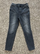 Simply VeraWang Women?s Gray Size 10 Skinny Stretch High-rise