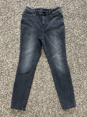 Simply VeraWang Women s Gray Size 10 Skinny Stretch High-rise