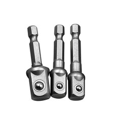 3pcs 14 38 12 Impact Driver Tools Socket Adapter Drill Bits Set Hex Shank 3pcs 14 38 12 Impact Driver Tools Socket Adapter Drill Bits Set Hex Shank