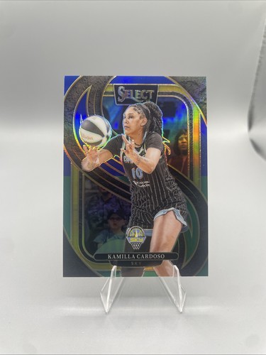 2025 Panini Select WNBA Green Blue Prizm #180 Kamilla Cardoso /349