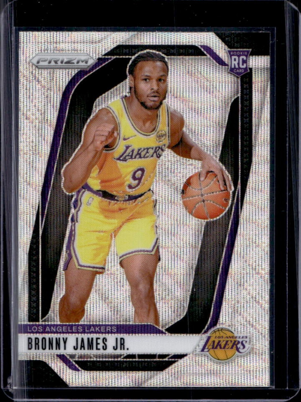 2024-25 Prizm Bronny James Jr. RC Wave Rookie #243 Lakers