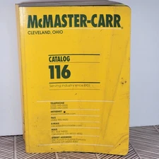 Mcmaster-Carr Catalog 116 Cleveland, Ohio (Copyright 2010)
