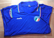 MAGLIETTA ITALIA NAZIONALE DIADORA ANNI 80/90 SENZA NUMERO