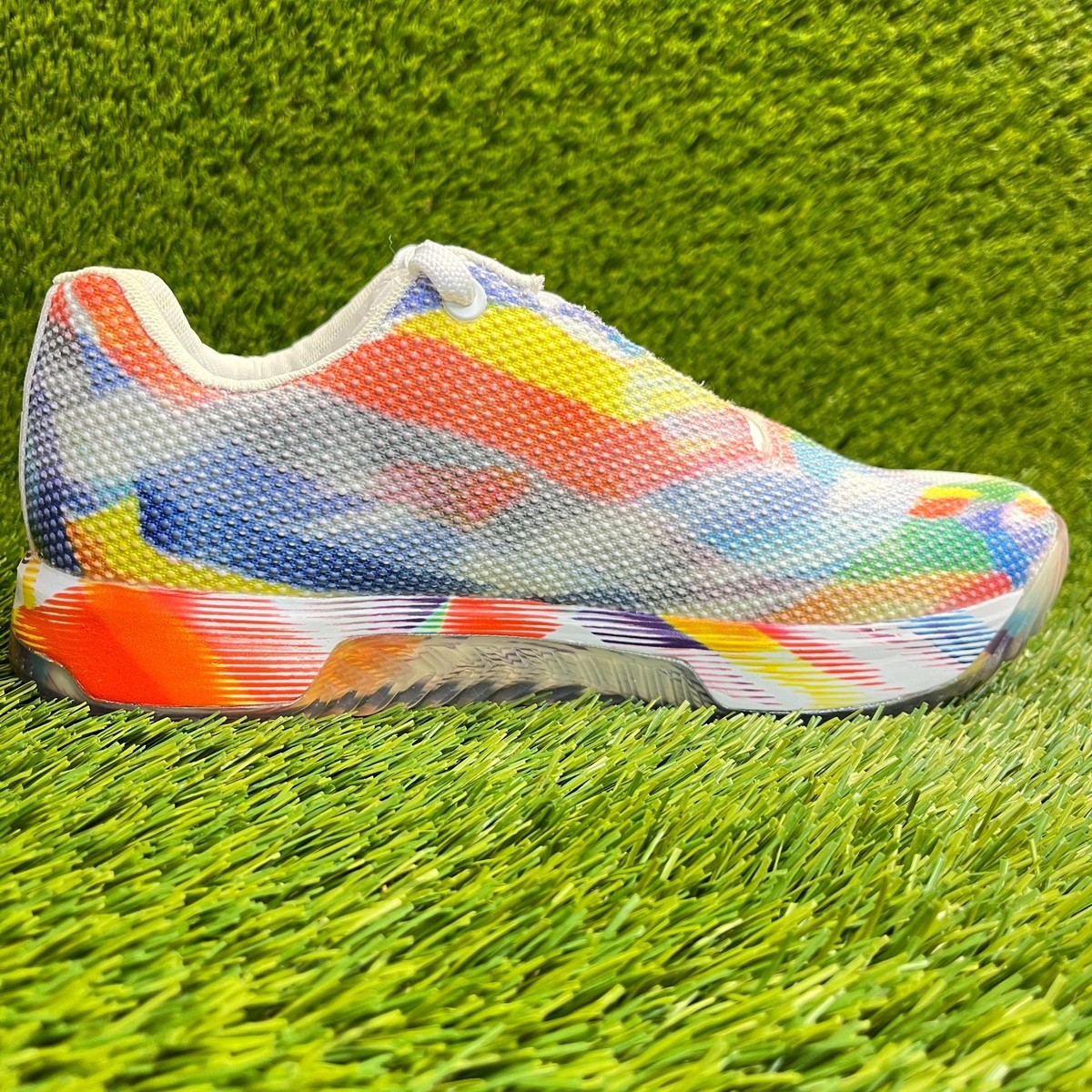 Nobull Pride Rainbow Womens Size 8.5 Blue White Running  display picture 1