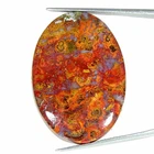 39.40Cts Natural Hungarian Agate Oval Cabochon Loose Gemstone