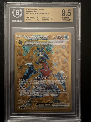 Garchomp ex graded BGS 9.5 for sale on eBay