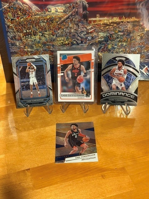 Cade Cunningham Lot Of 4 Including Rated Rookie