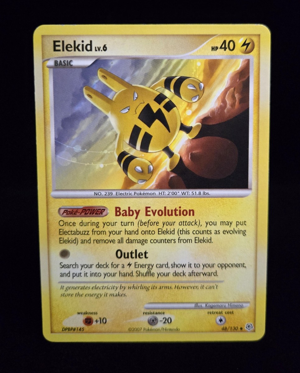 Pokémon TCG - ELEKID - 48/130 - DIAMOND & PEARL (BASE SET) 2007