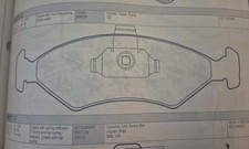 FORD FIESTA 1995/2000, PASTIGLIE FRENO ANTERIORI BENDIX DI QUALITÀ (DISCHI VENTILATI)